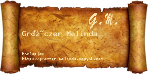 Gráczer Melinda névjegykártya